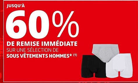 qualité sous vetement auchan